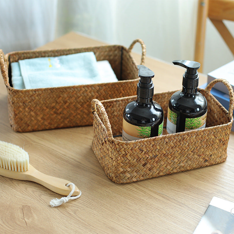 Handwoven Natural Storage Basket Stornfield