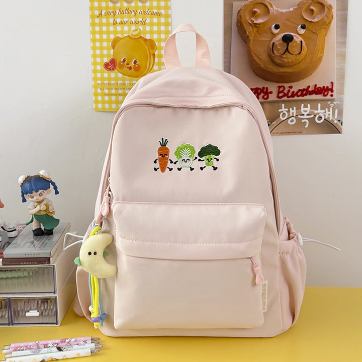 Casual Animated Vegetable-Themed Backpack Stornfield