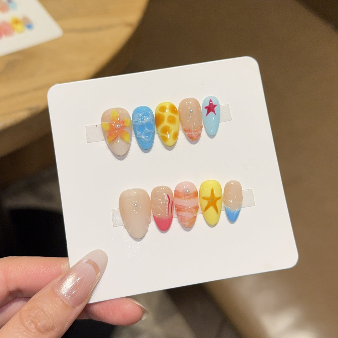 Creative Art Nails with Colorful Designs Stornfield