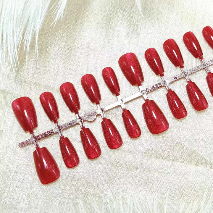 Shiny artificial nails with sparkling at the highest level Stornfield