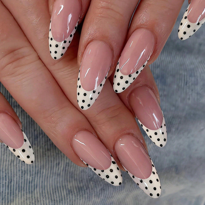 Artistic Polka Dot Nail Art Extensions Stornfield