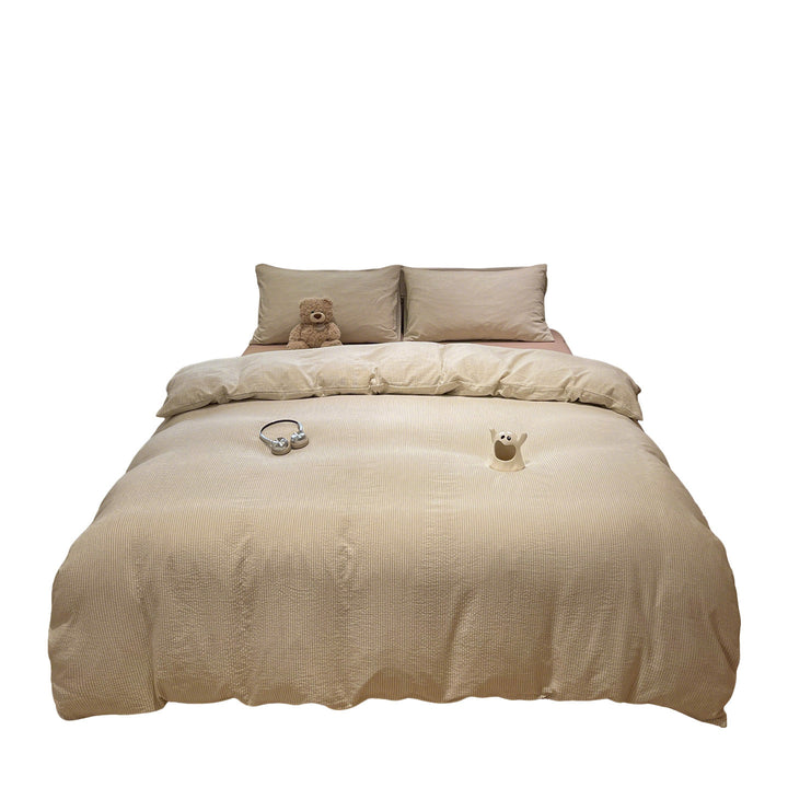 Textured Premium Duvet Cover Set