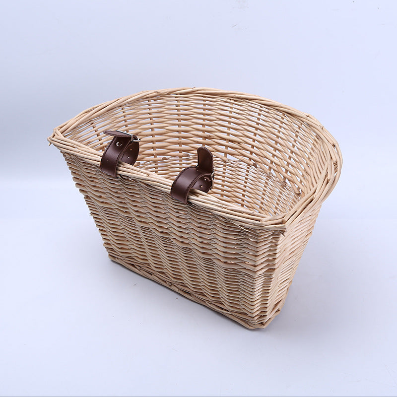 Woven Bicycle Carrier Basket Stornfield