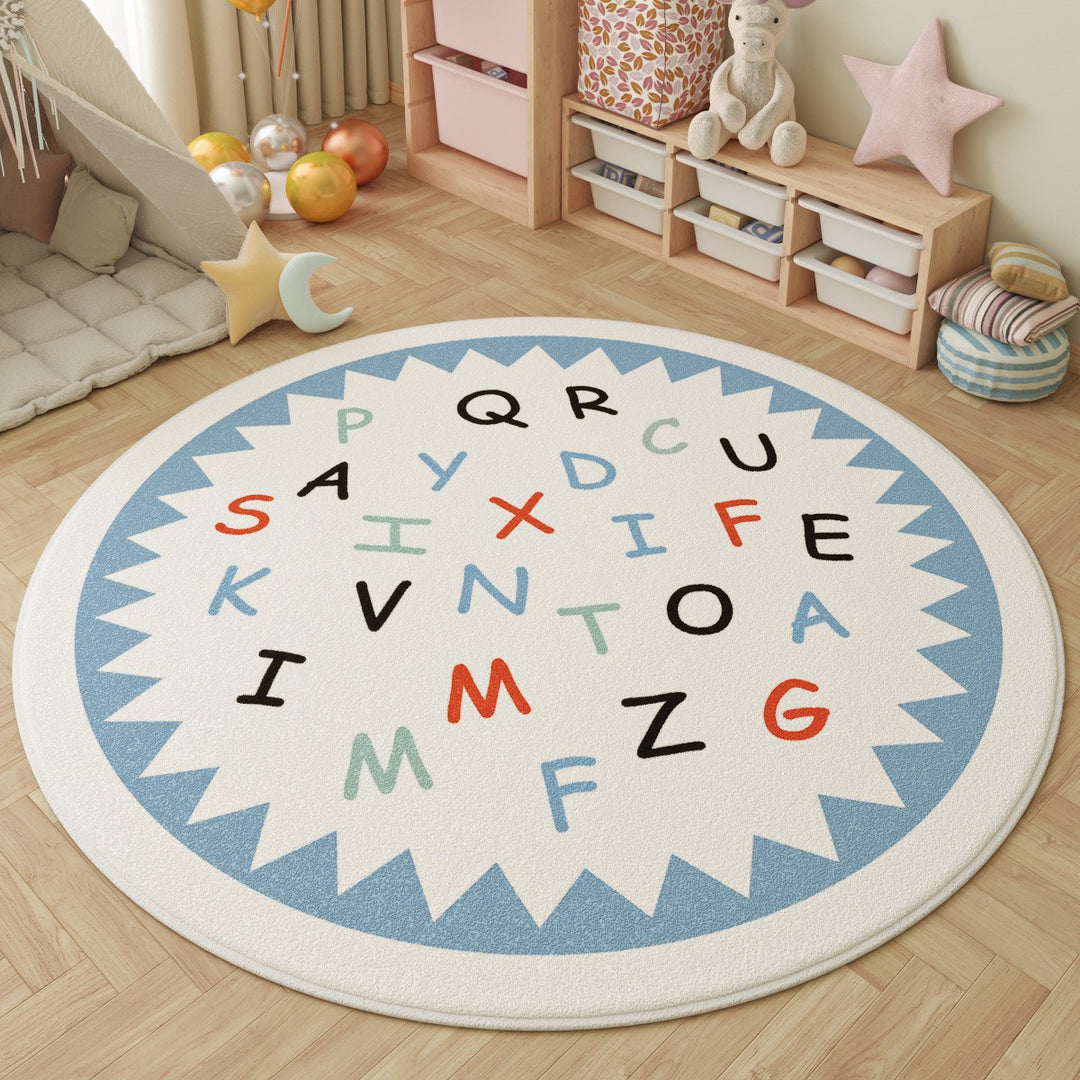 Children's Fun-Themed Round Area Mat Stornfield