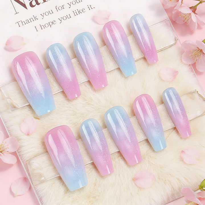 Ombre Effect Press-On Nail Set Stornfield