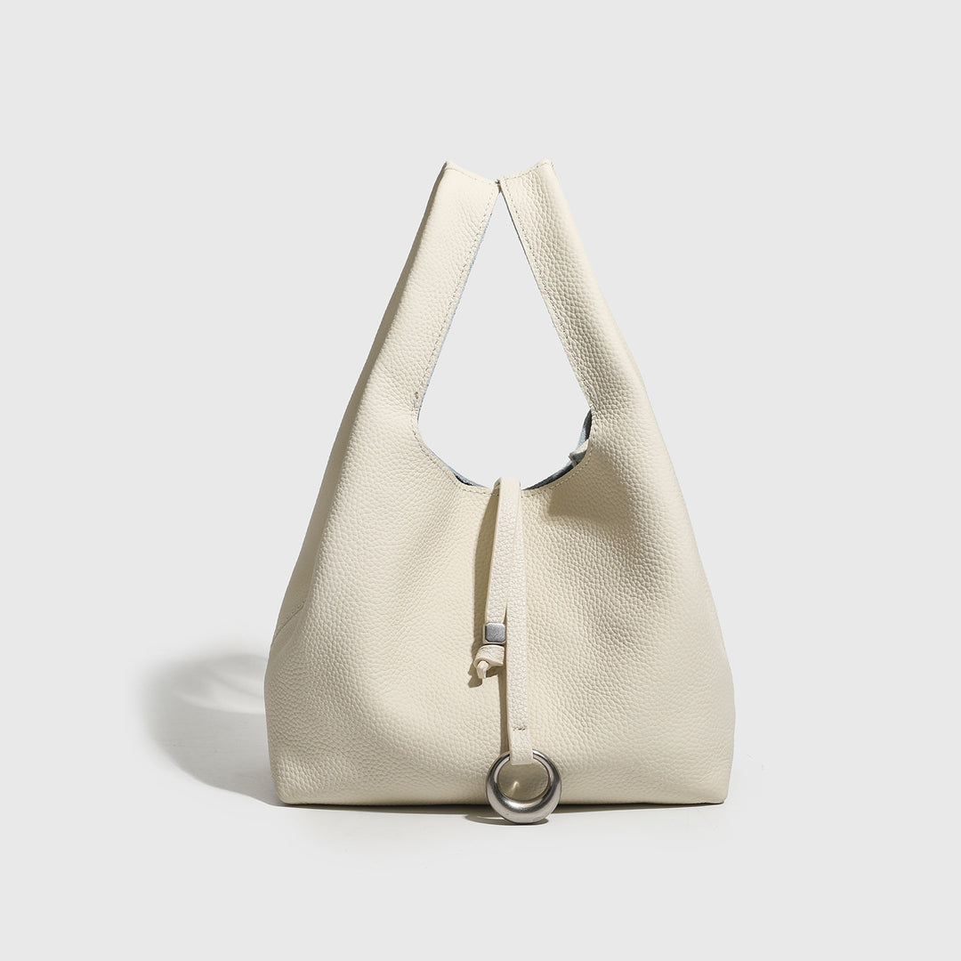 Textured Leather Sling Bag