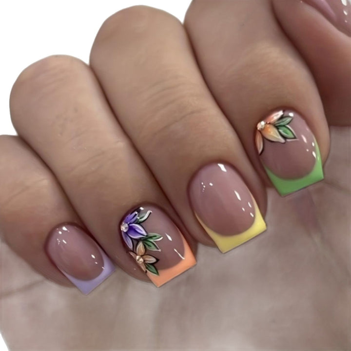 Floral Pattern Nail Art Set Stornfield