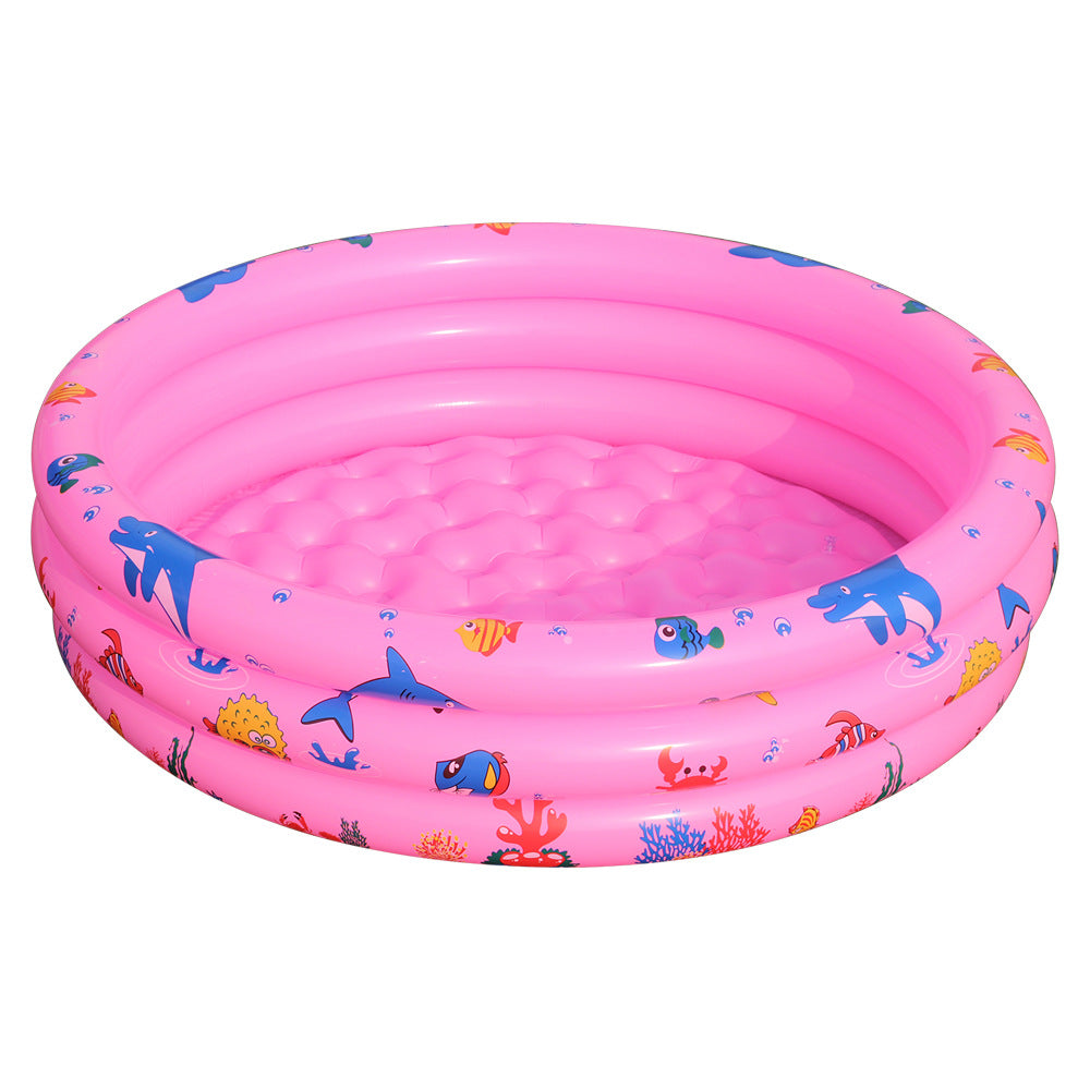 Women's Inflatable Children's Swimming Pool with Fun Sea Motifs Stornfield