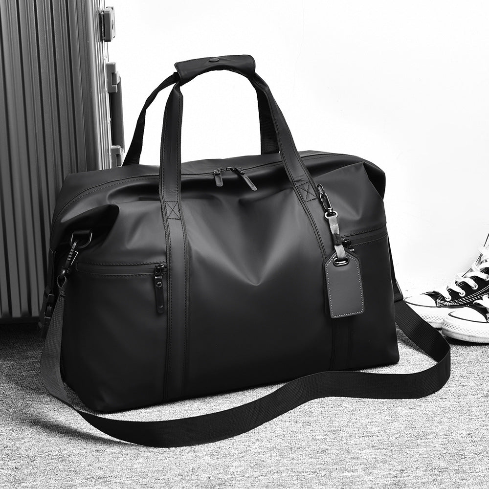 Travel bag with waterproof material and practical carrying options Stornfield