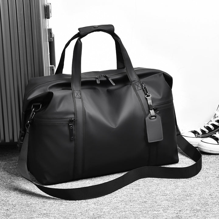Travel bag with waterproof material and practical carrying options Stornfield