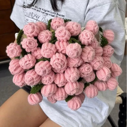 Floral Knit Bag