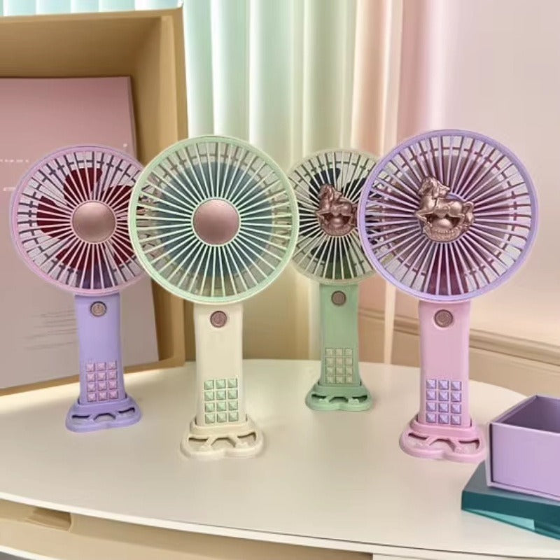 Unisex Portable USB Hand Fan with Ergonomic Design and Rechargeable Battery Stornfield