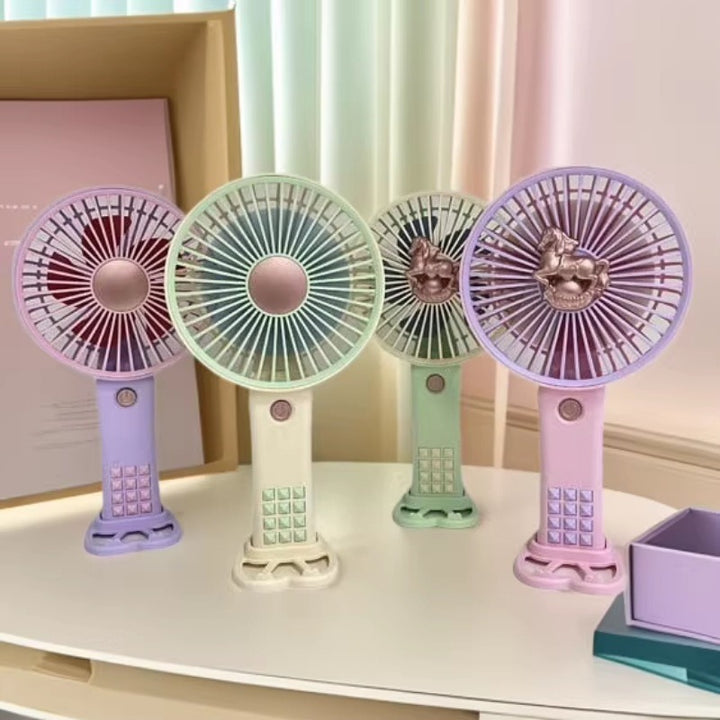 Unisex Portable USB Hand Fan with Ergonomic Design and Rechargeable Battery Stornfield