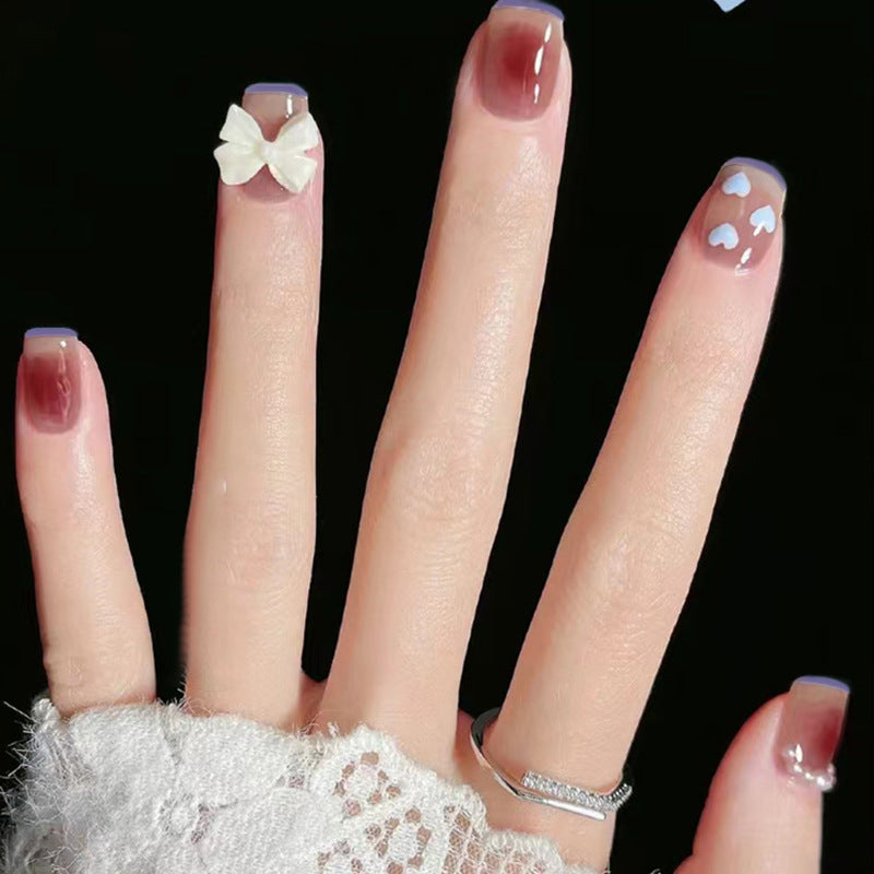 Decorative Floral Press-On Nail Art Set Stornfield