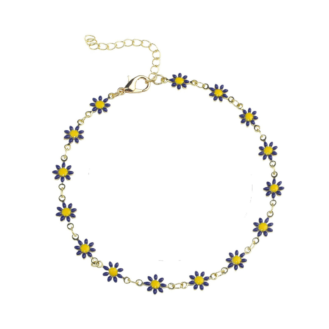 Colorful Floral Chain Bracelet Stornfield