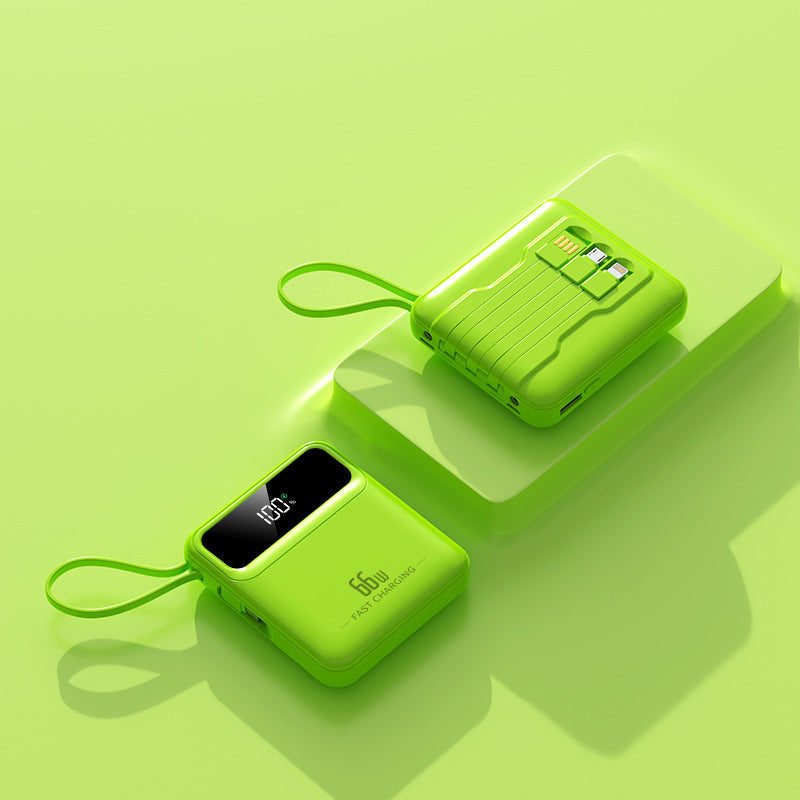 Compact power bank with fast charging function and digital charging status Stornfield