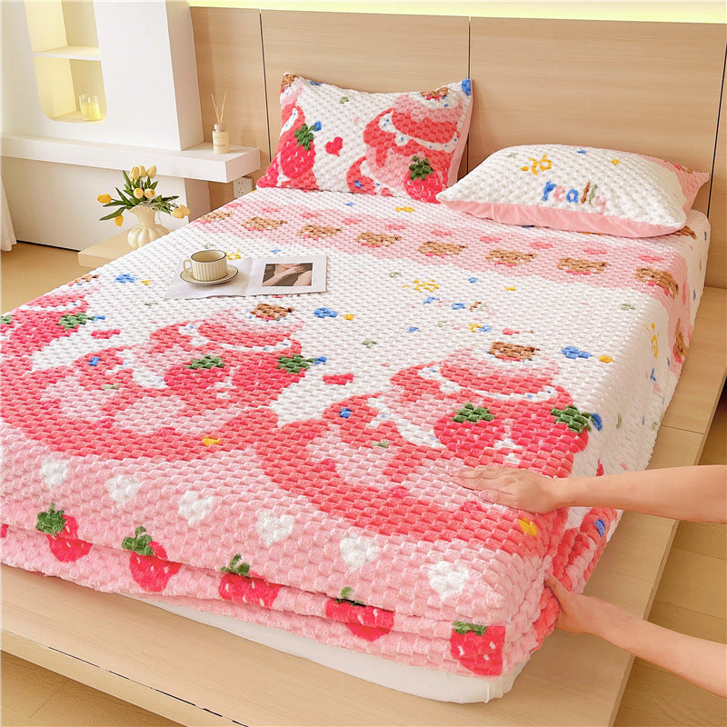 Floral Patterned Bed Cover