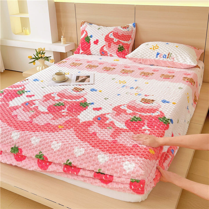 Floral Patterned Bed Cover