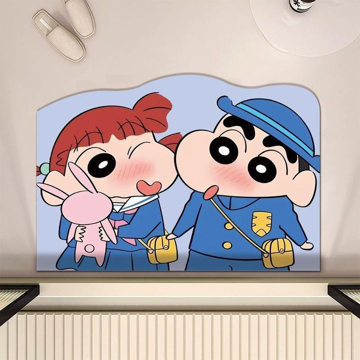 Playful Cartoon-Themed Floor Mat Stornfield