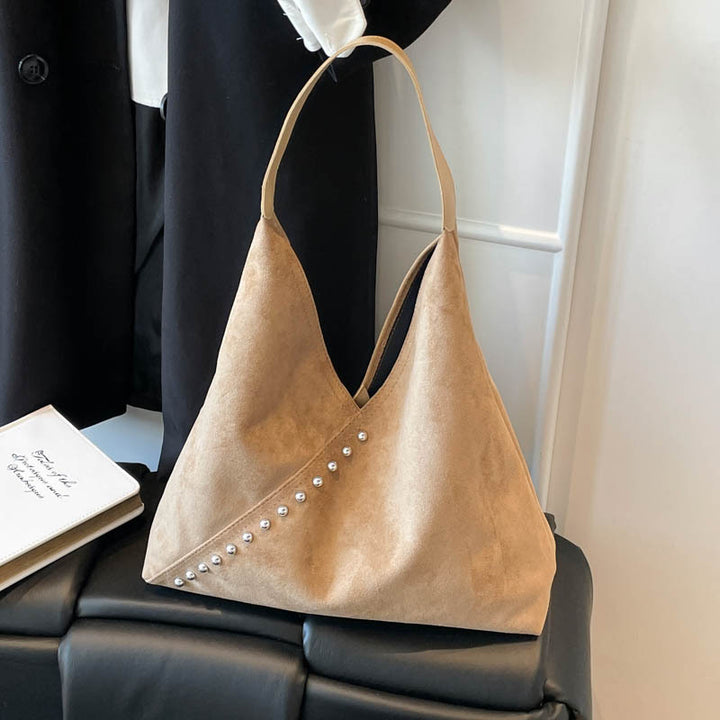 WoUnique Textured Suede Hobo Bag Stornfield