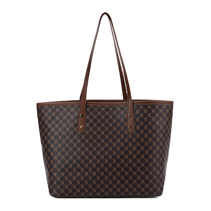 Elegant Geometric Print Tote Bag