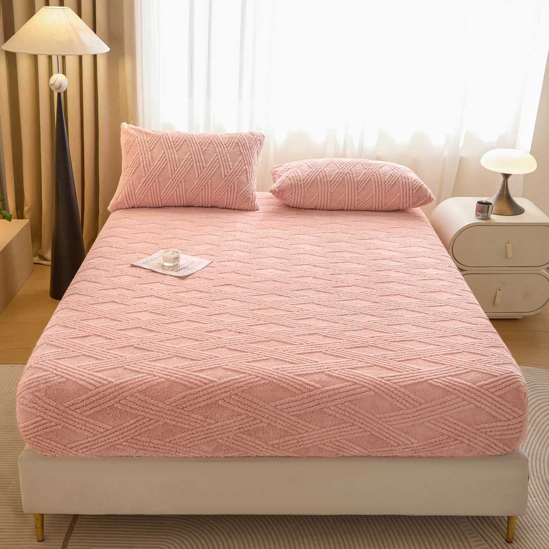 Plush Textured Bedspread