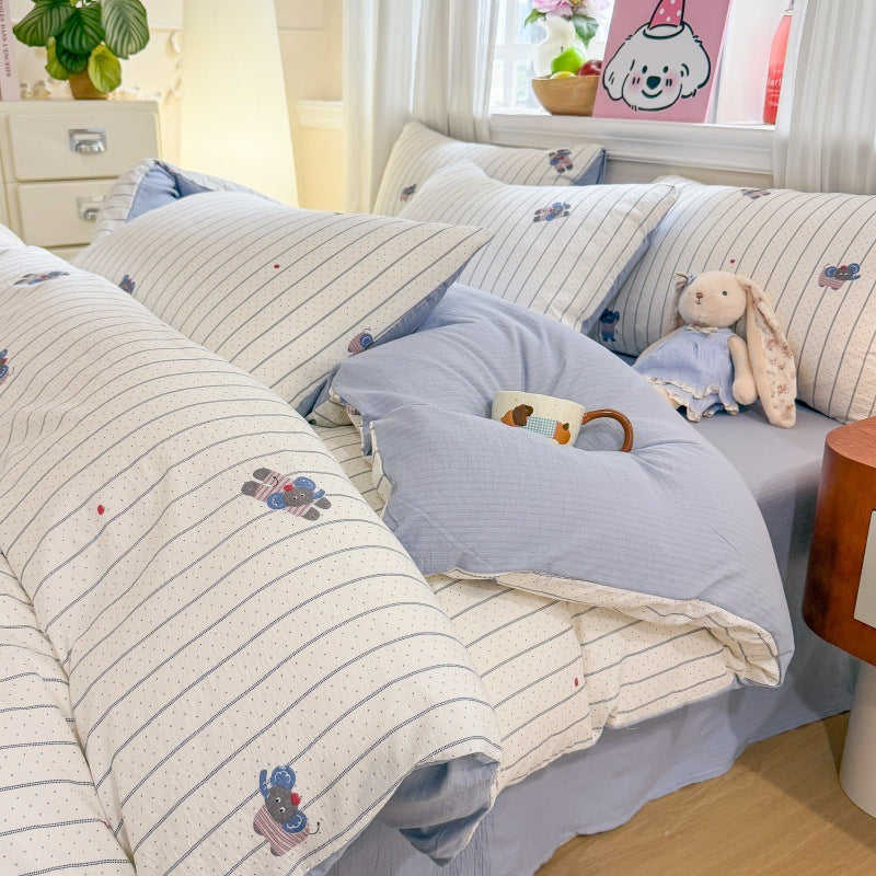 Cartoon-Themed Bedding Set