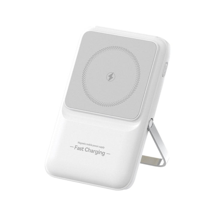Portable power bank with magnetic charging technology and integrated cable management Stornfield