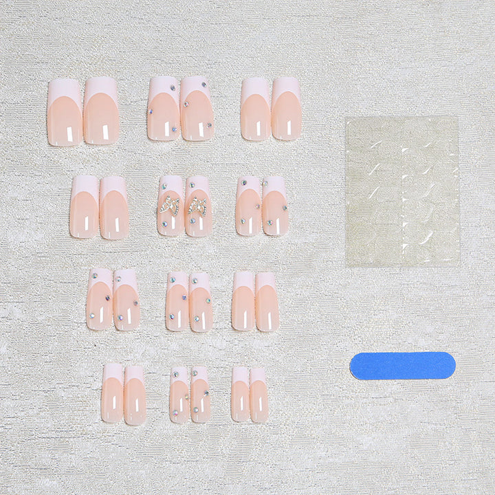 Acrylic nail set with glamorous 3D applications Stornfield
