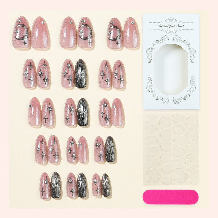 Decorative Cosmic Press-On Nail Set Stornfield