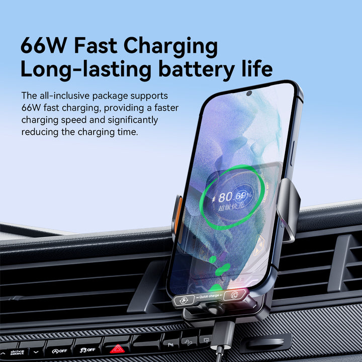 Unisex Smartphone holder with fast charging function and integrated safety device Stornfiled