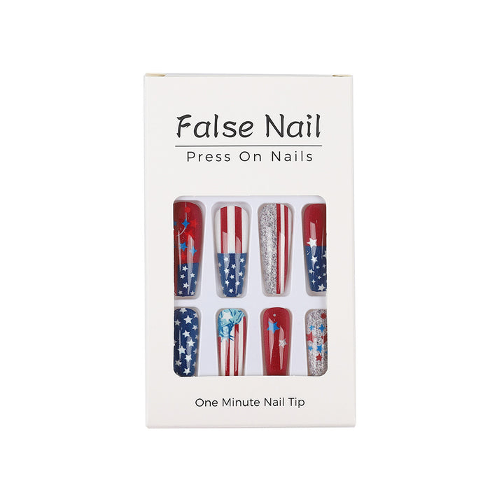 Creative Nail Art with Patriotic Design Stornfield