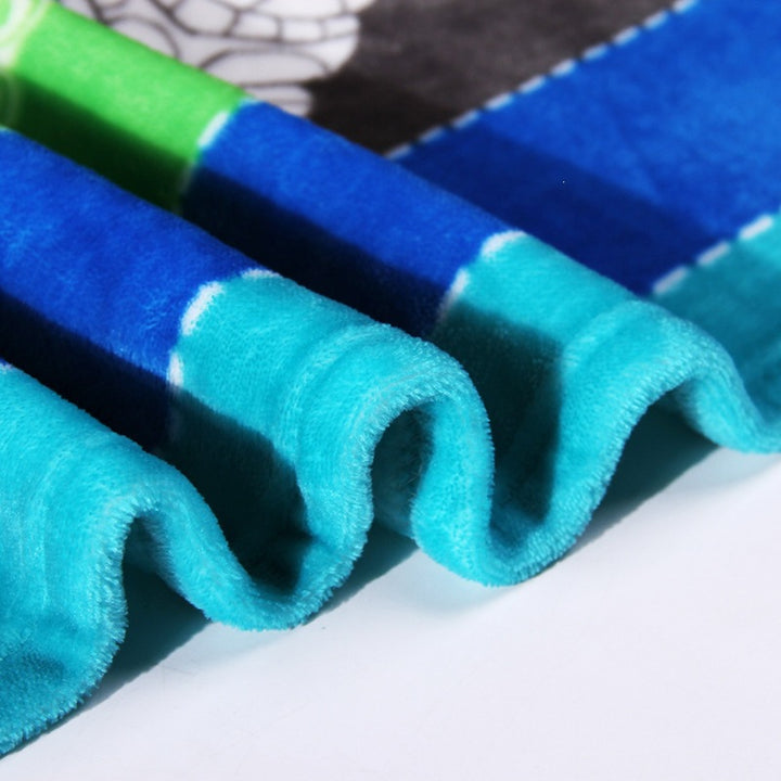 Cartoon-themed Fleece Throw Blanket