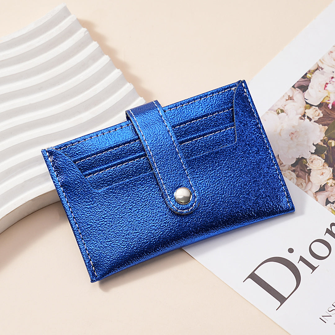 Luxe Metallic Card Holder