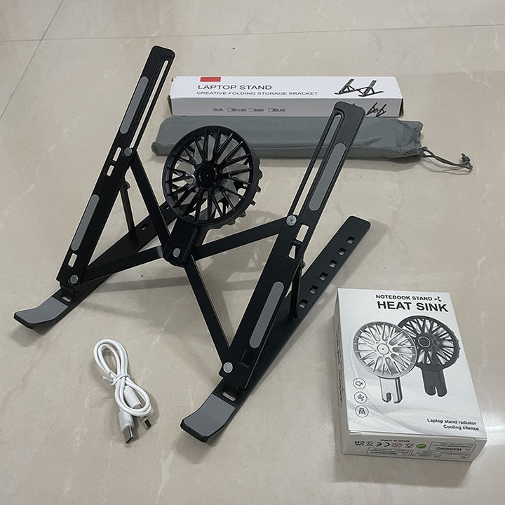 Height-adjustable laptop stand with cooling system Stornfield