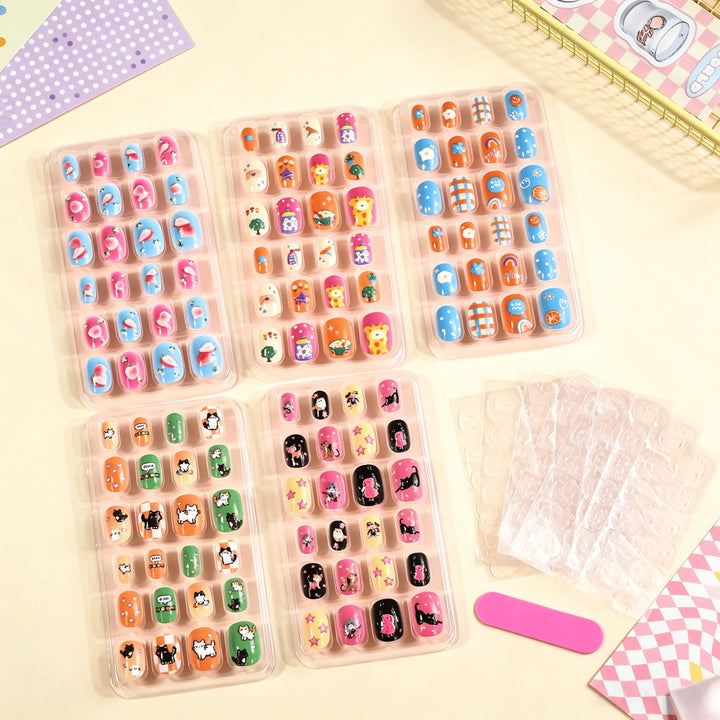 Decorative Cartoon-Themed Nail Sticker Collection Stornfield