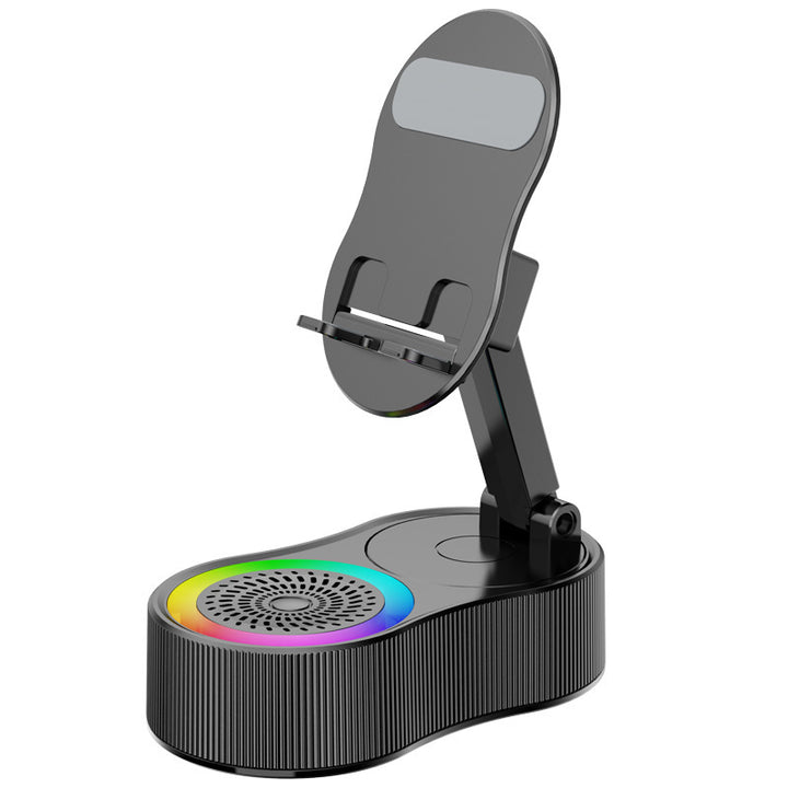 Unisex multitasking smartphone mount with integrated Bluetooth speaker Stornfield