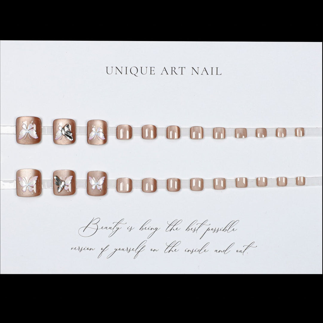 Decorative Butterfly Toe Nail Art Stornfield