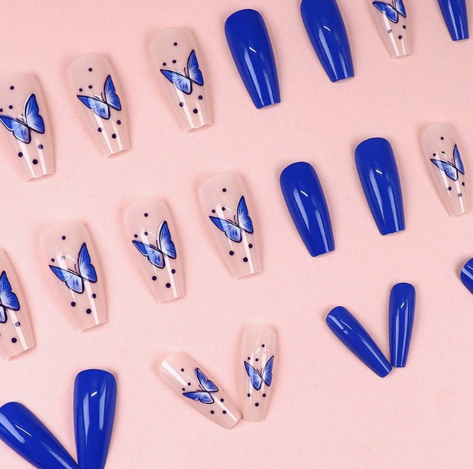 Artistic Butterfly Nail Enhancements Stornfield