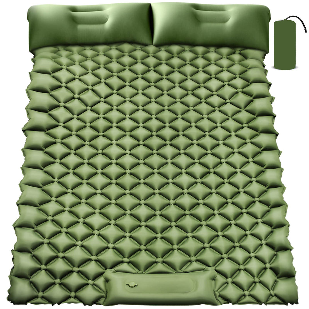 Premium Sleeping Mat With Integrated Headrest And Comfort Zone Stornfield