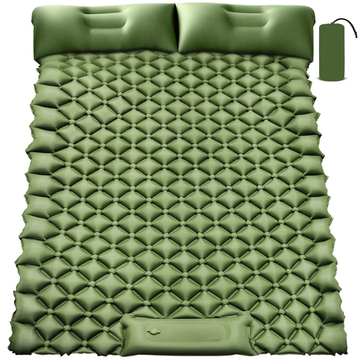 Premium Sleeping Mat With Integrated Headrest And Comfort Zone Stornfield