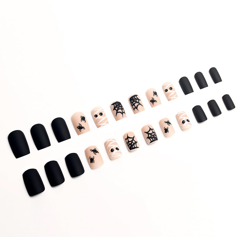 Artificial nail set with unique patterns Stornfield