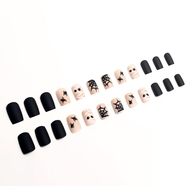 Artificial nail set with unique patterns Stornfield