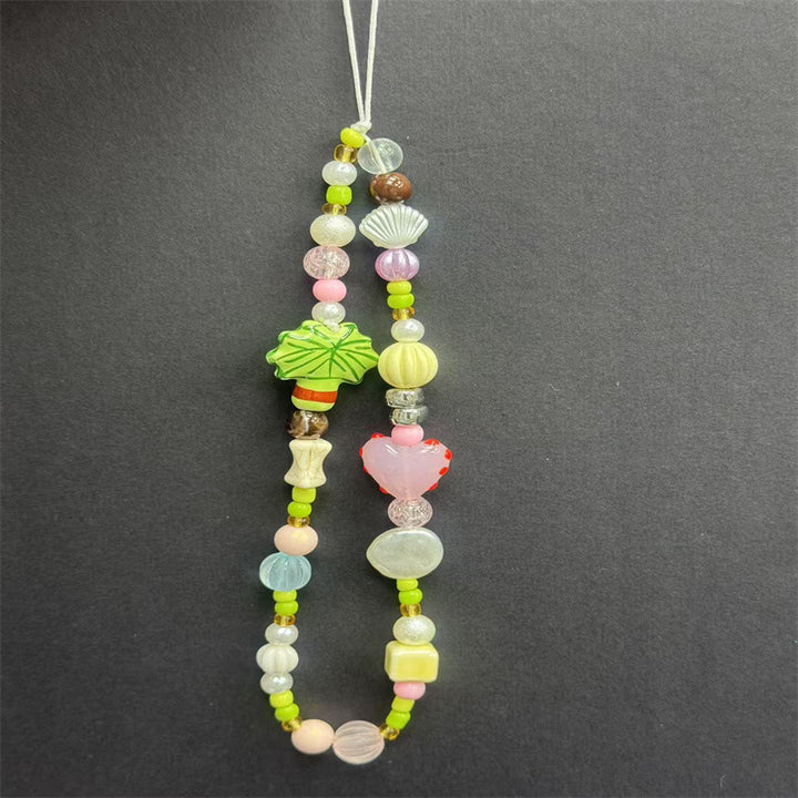Whimsical Beaded Charm Necklace Stornfield 1790136000