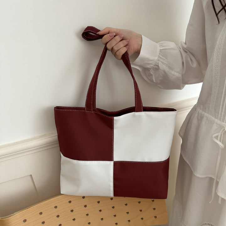 WoSpacious Geometric Design Tote Bag Stornfield