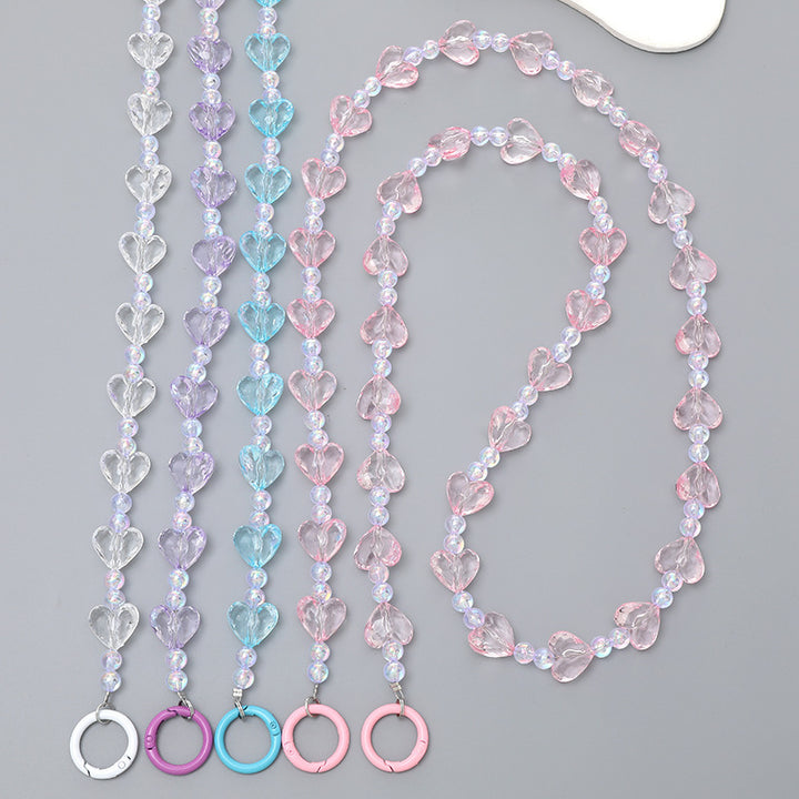Heart-Shaped Beaded Eyewear Chain Stornfield 1790134470