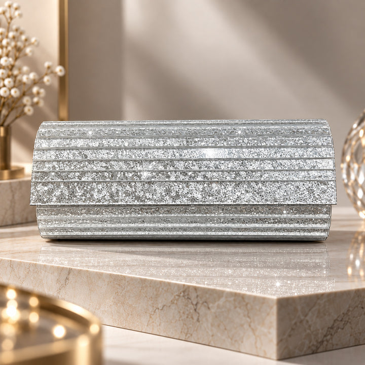 Glamorous Glitter Twist Clutch
