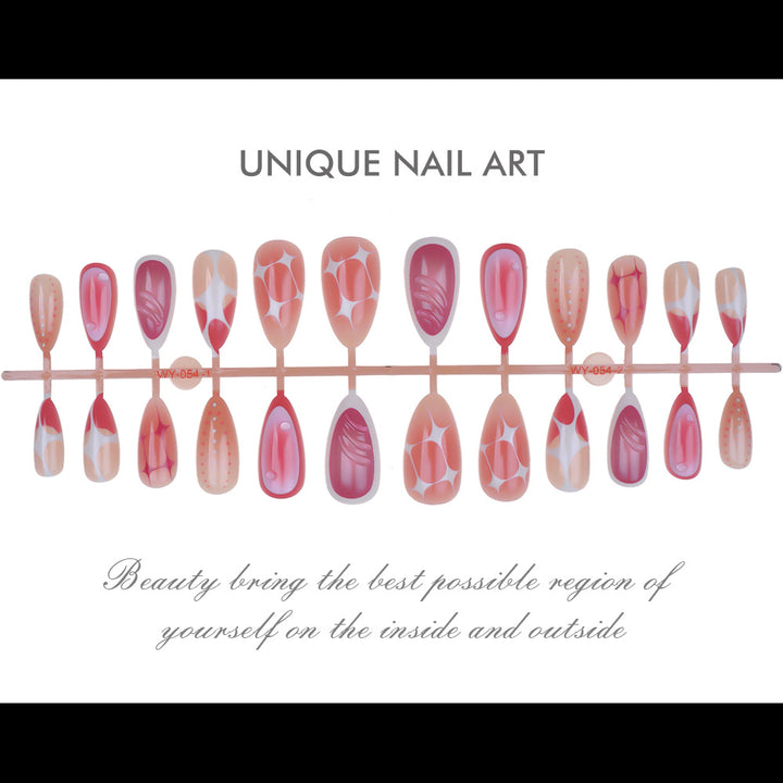 Elegant Artistic Press-On Nail Set Stornfield 1787294328