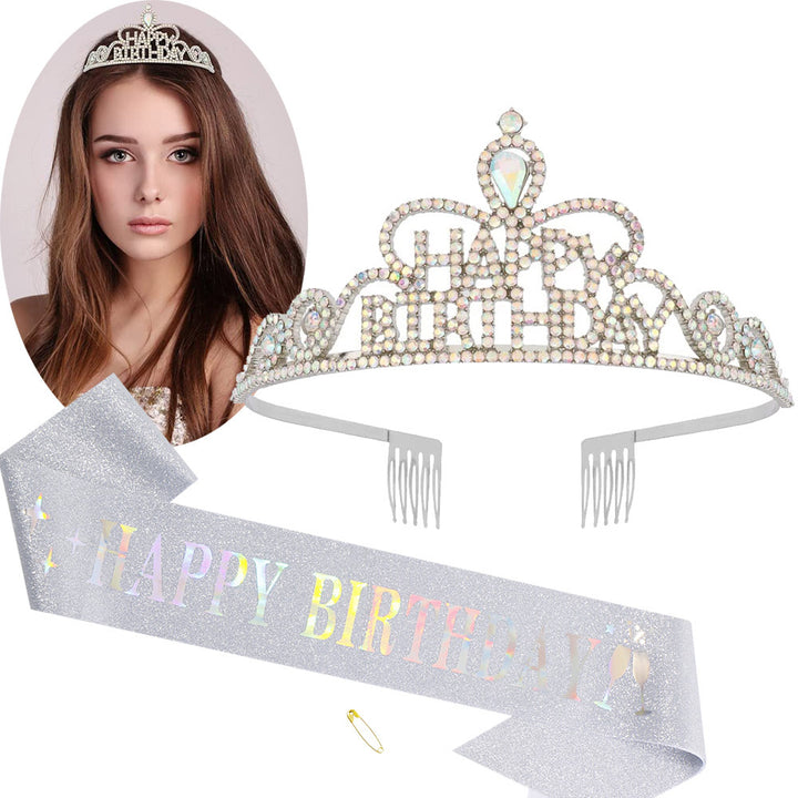 Women Funkenkrone with "Happy Birthday" lettering Stornfield