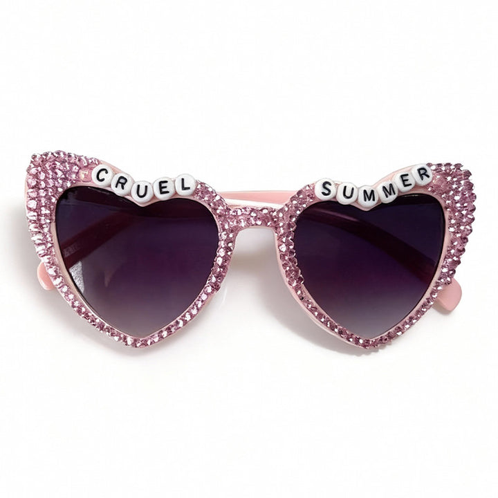 Heart-Frame Rhinestone Sunglasses Stornfield